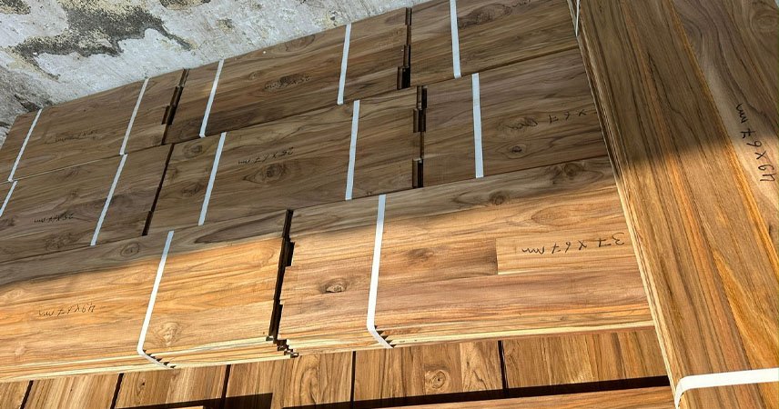 Teak Wood Flooring Material